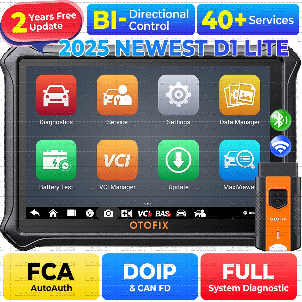 2025 OTOFIX D1 Lite Bidirectional Full System Diagnostic Tool Key Coding Scanner