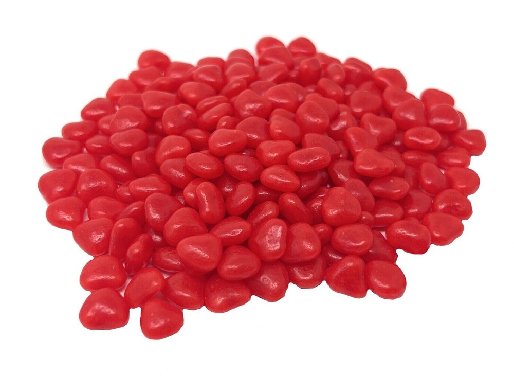 Cinnamon Hearts Candy, in a Resealable Bag