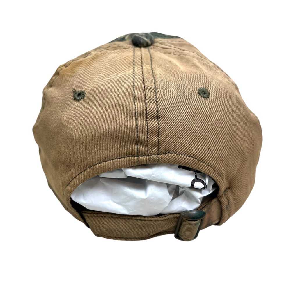 Cabela's Baseball Cap Hat Camoflage Adjustable Strapback Green Men Sz OSFA