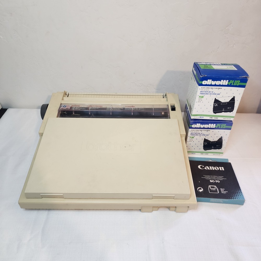 Brother WP-720 Word Processor Electric Typewriter Grammer Check Tested & Works