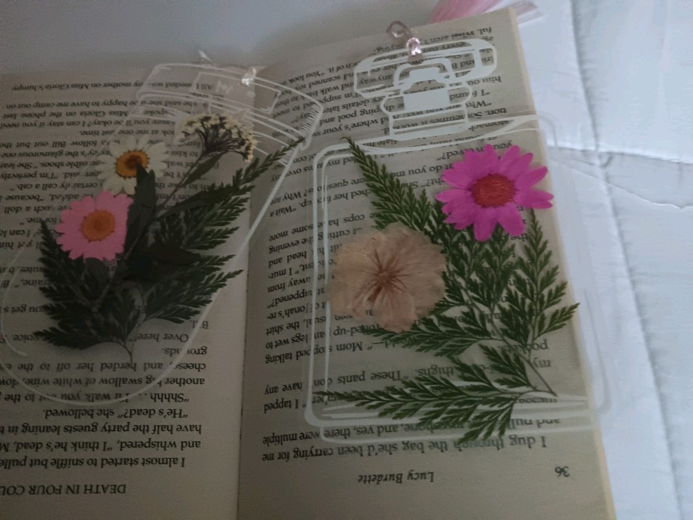 Handmade Bookmarks Flowers
