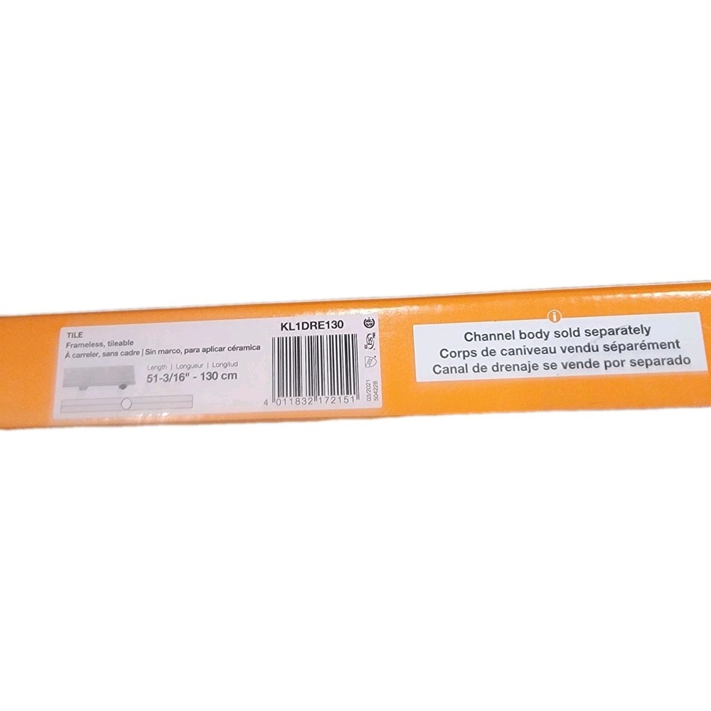 Schluter Systems Kerdi-Line Tileable Rectangle Grate - 52"