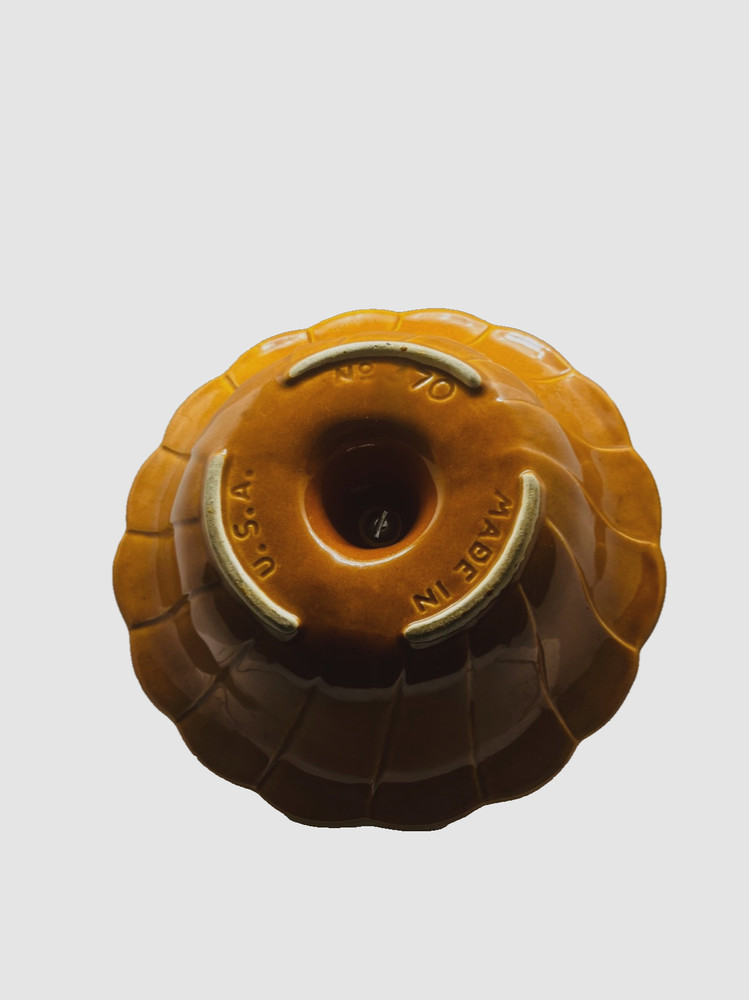 CANDY BOWL TRI-ceramic dish orange