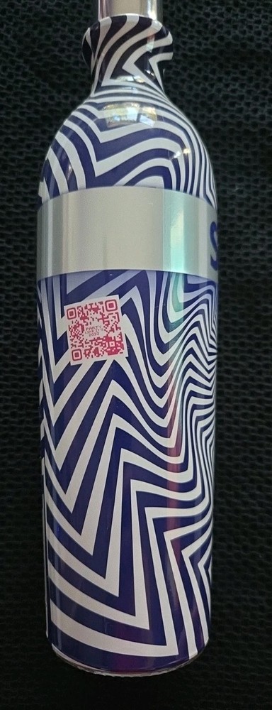 SVEDKA Psychedelic Optical Illusion Limited Edition Empty Bottle from 2008-EUC