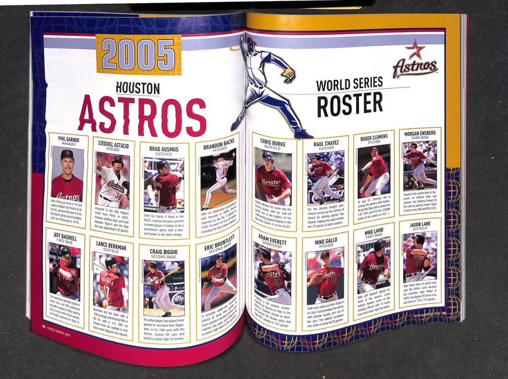 2005 WORLD SERIES PROGRAM, HOUSTON ASTROS @ CHICAGO WHITE SOX PROGRAM