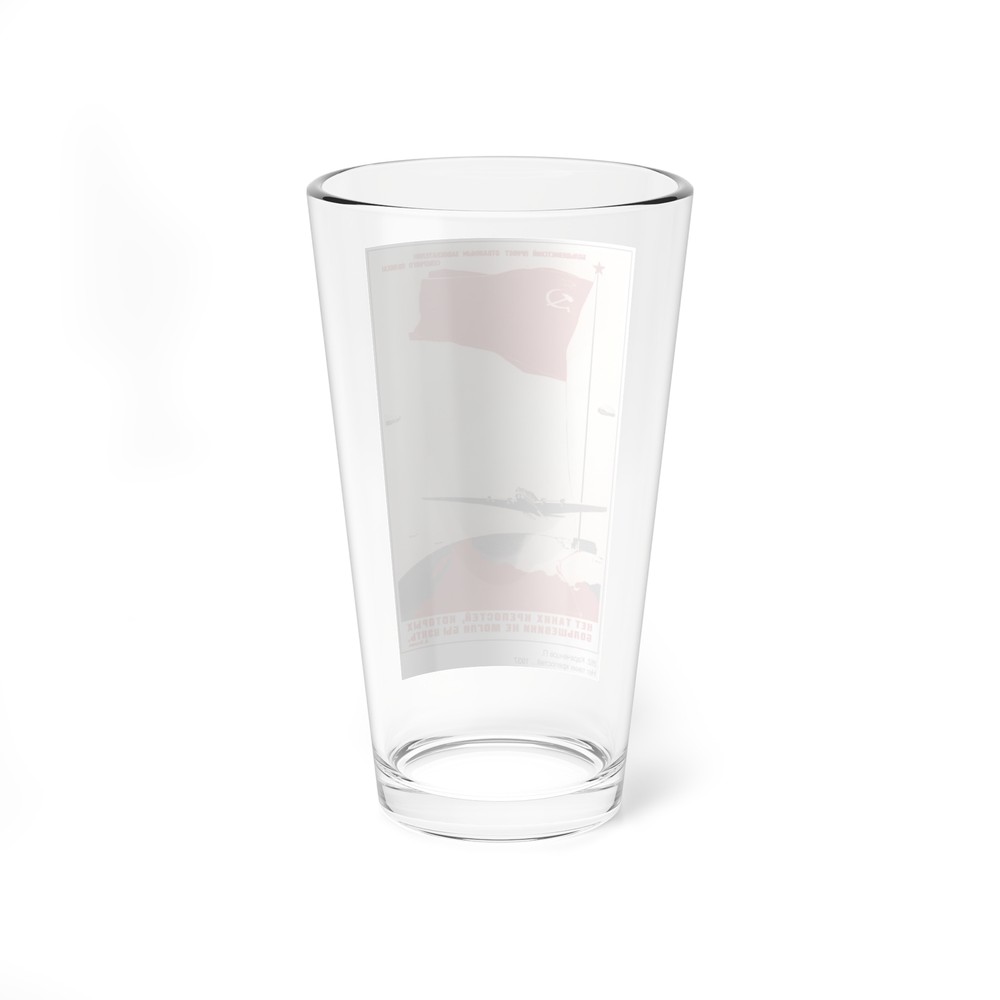 Soviet Era Poster 301 - Pint Glass 16oz