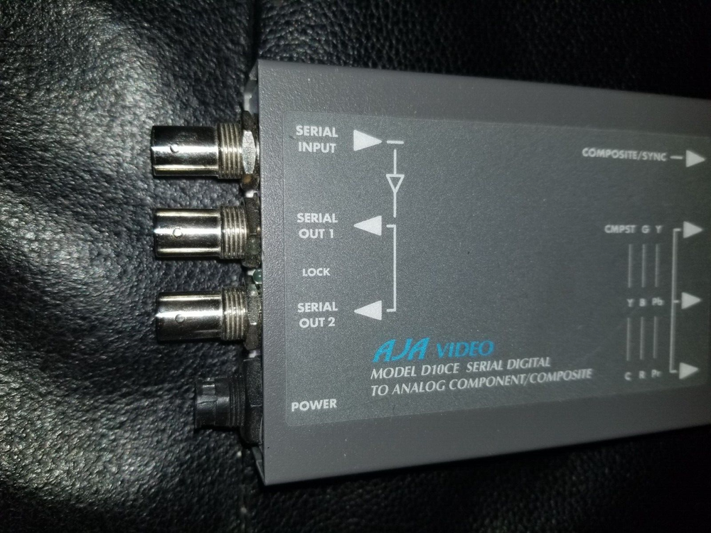 AJA D10CE Serial Digital to Analog Component/Composite Mini Converter