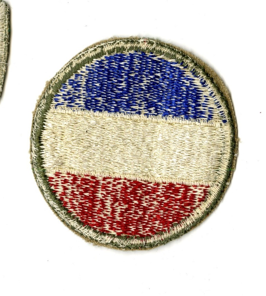 Army Ground Forces White Back Patch WWII Original