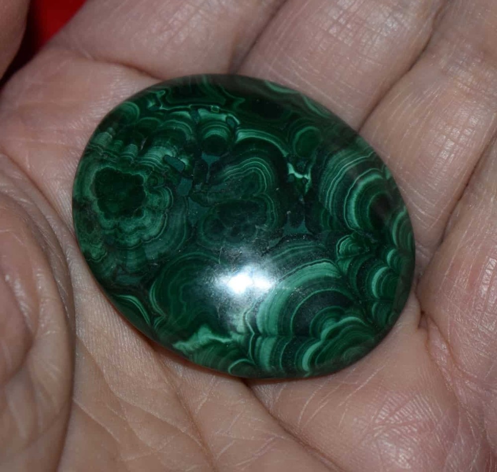 Malachite Worry Stone #5