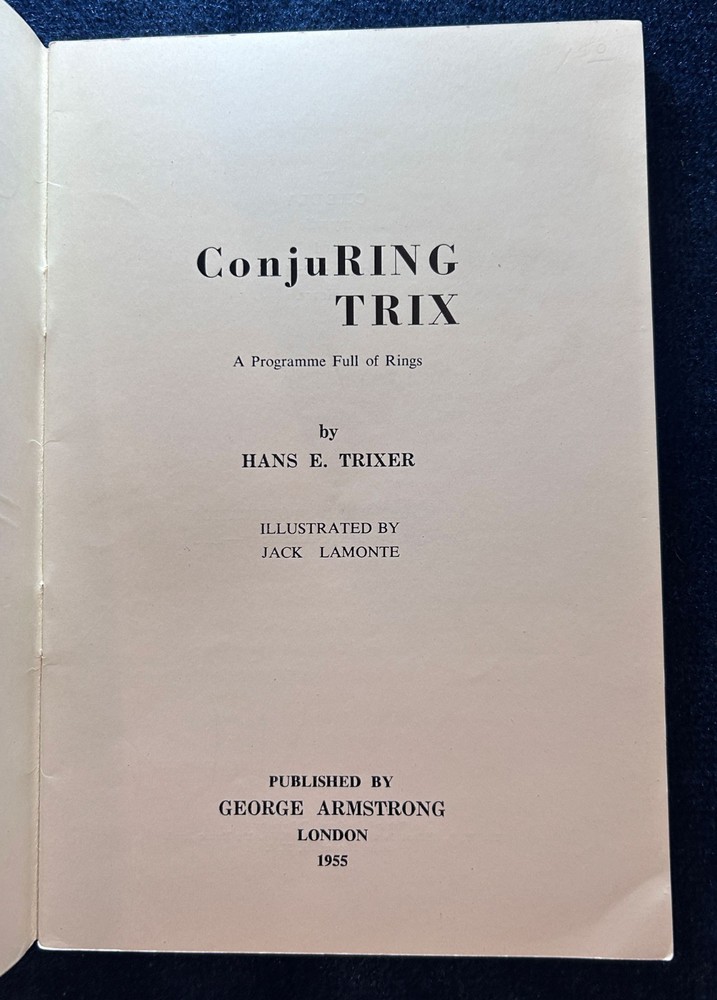 ConjuRing Trix (Hans Trixter) -1955