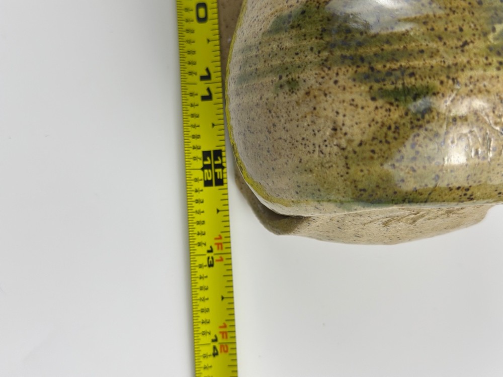 Signed Studio Art Pottery Plant Holder Signed