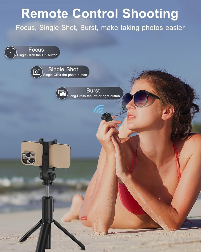TikTok Scrolling Ring Remote Control, Camera Shutter Remote, Wireless Bluetooth