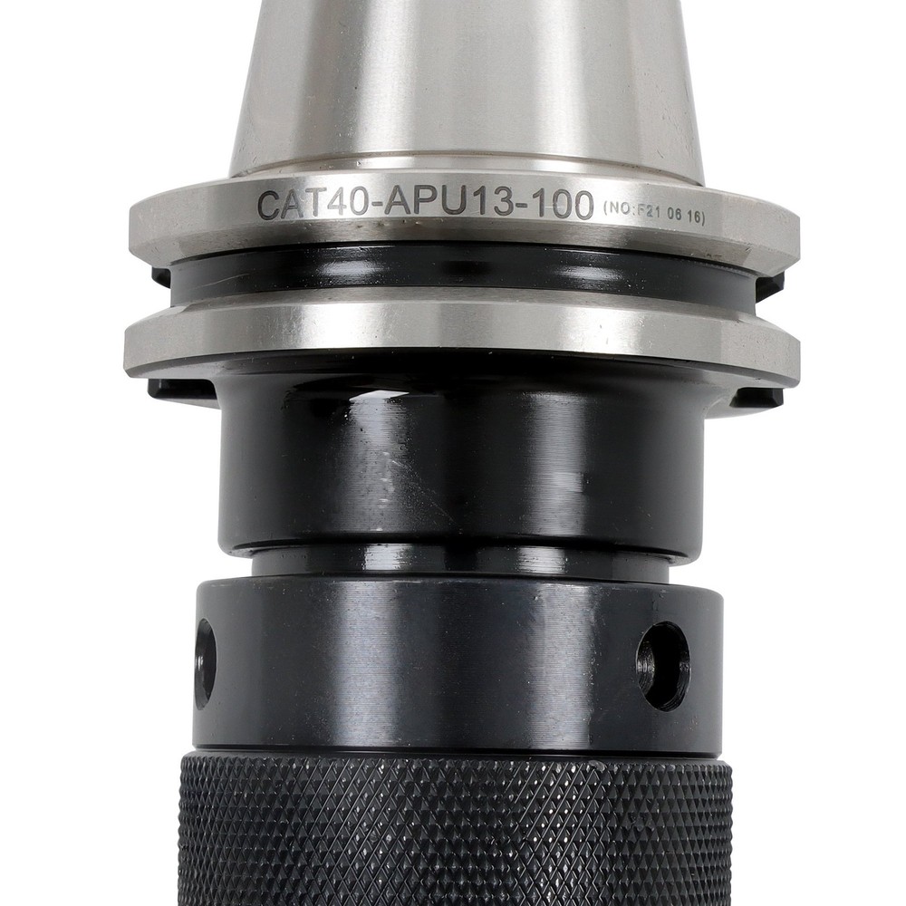 CAT40 Precision Dual Contact Chuck 1/2" Keyless With Solid Shank