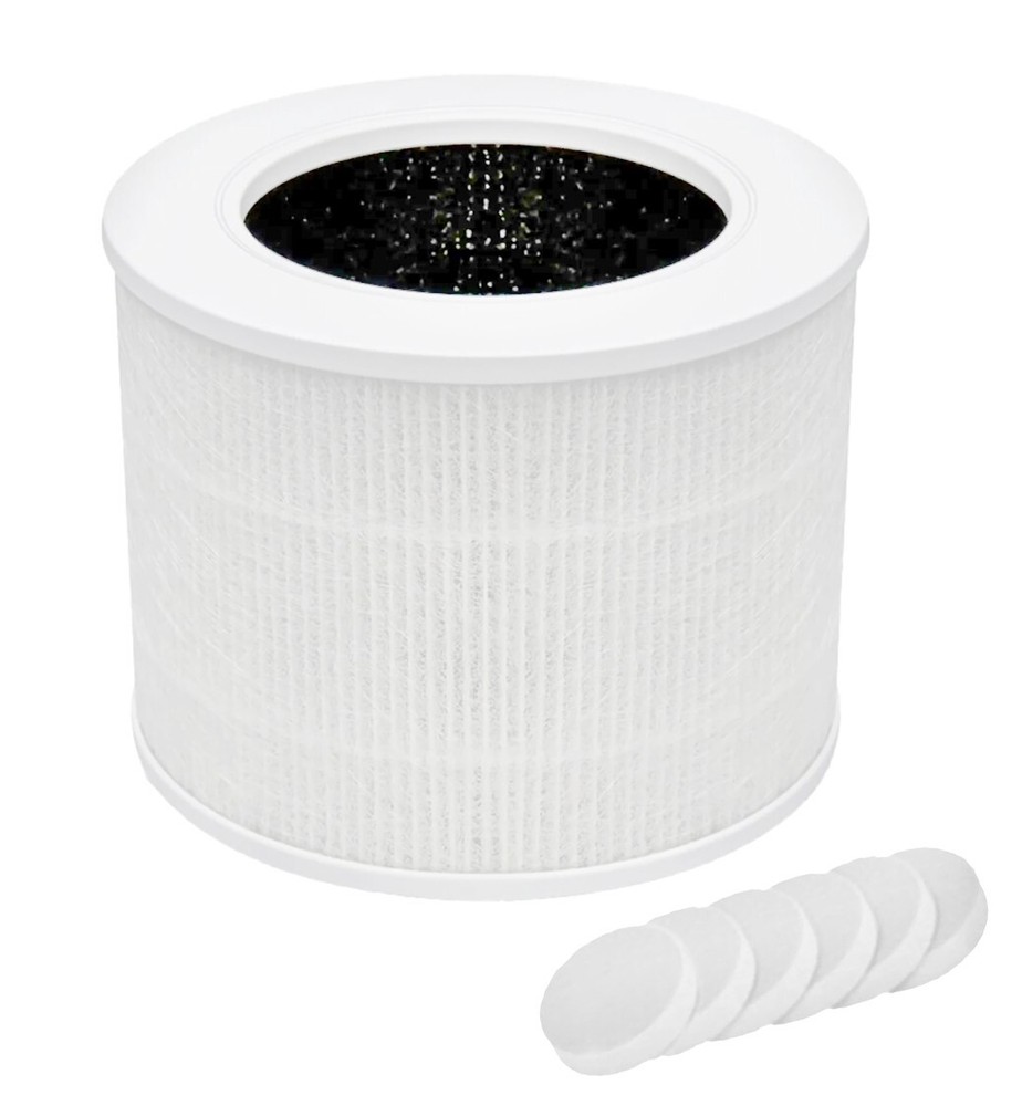 1-2 Pack HEPA Carbon Filter Set + Aroma Pads for Levoit Core Mini Air Purifier