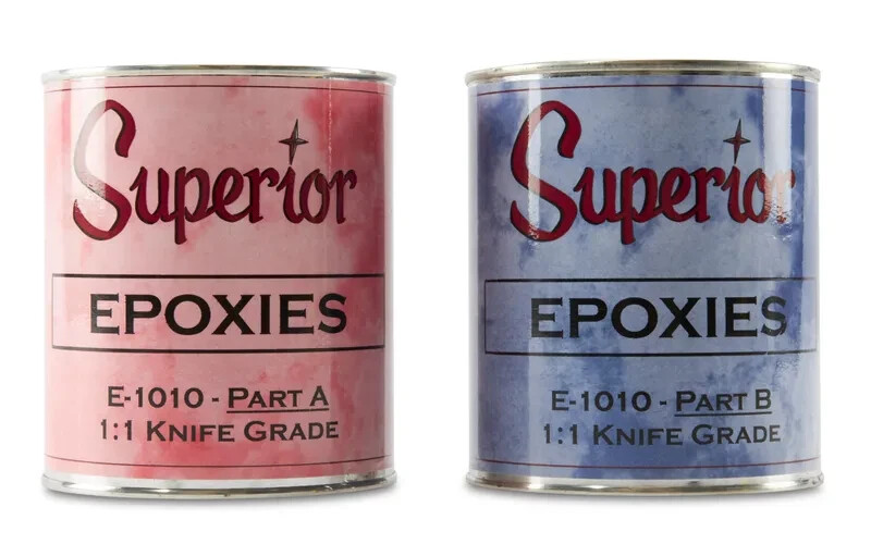Superior E-1010 Epoxy - Knife Grade - 2 Quart (Part A, Part B)