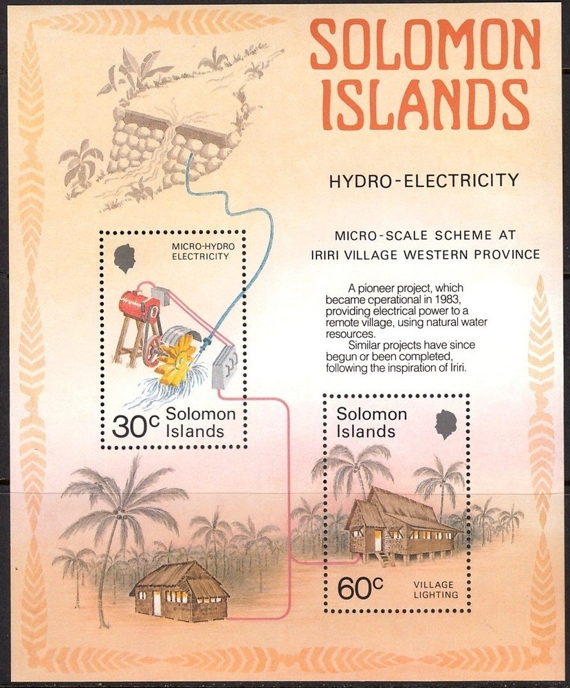 SOLOMON ISLANDS ARCHITECTURE HYDRO-ELECTRIC
