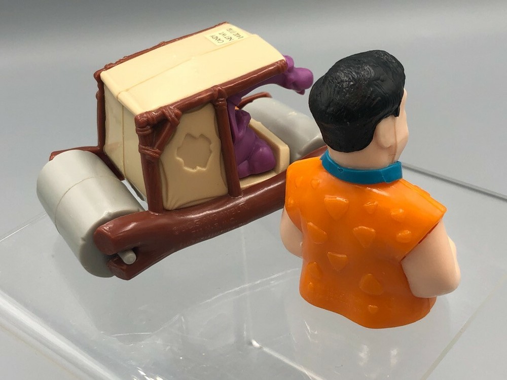 1993 FLINTSTONES Vintage CANDY CONTAINER with original candy
