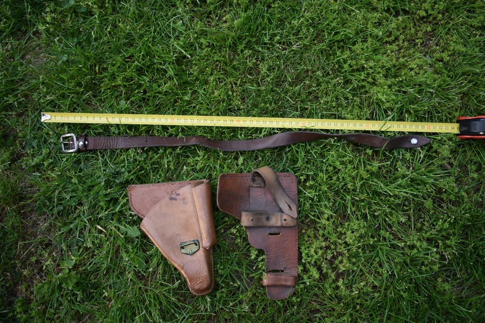 German holster and strap World War II