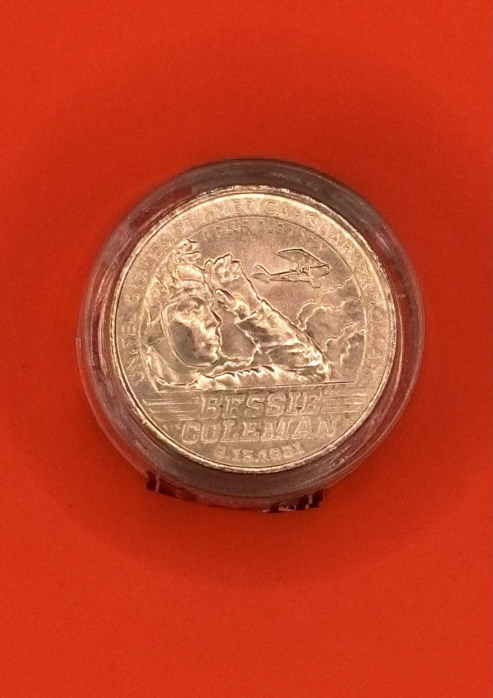 Bessie Coleman US Quarters Half Roll Uncirculated