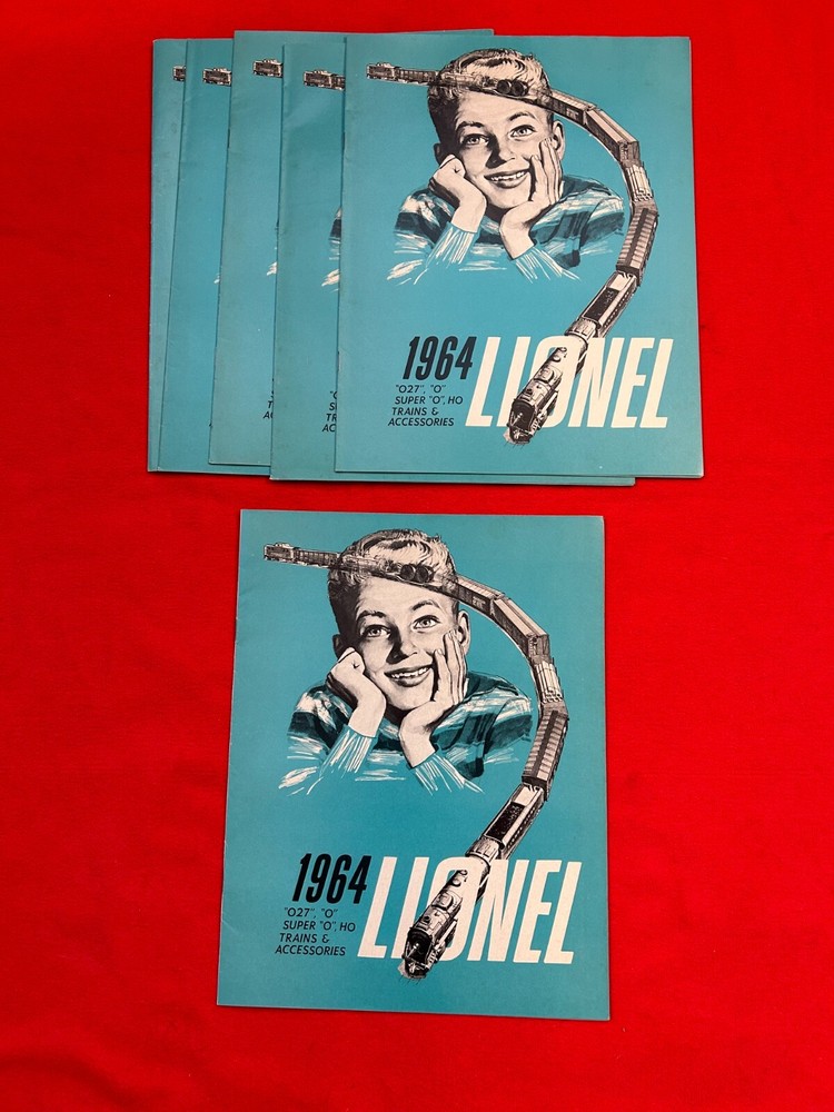 ORIGINAL LIONEL POSTWAR 1964 CONSUMER TRAIN CATALOG IN C8/9 CONDITION