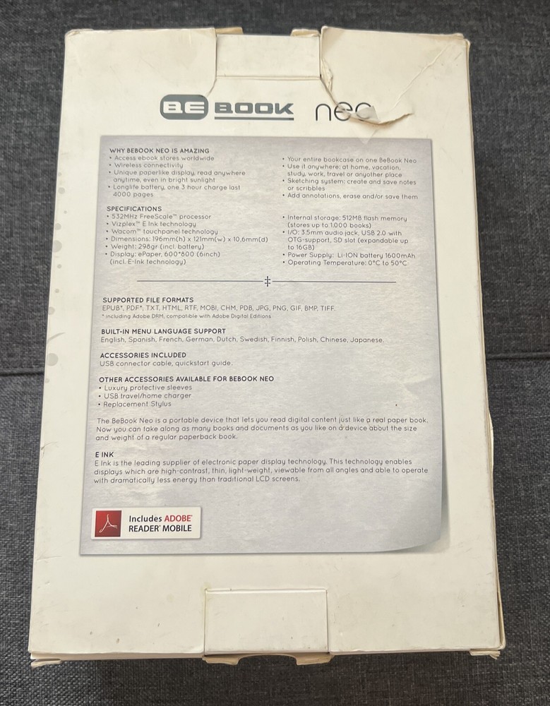 Bebook NEO eReader
