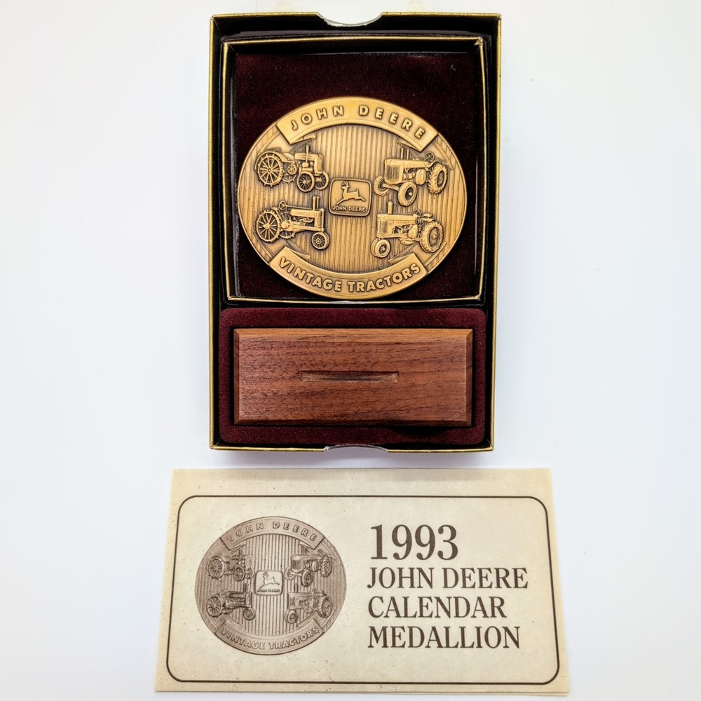 John Deere 1993 Calendar Medallion