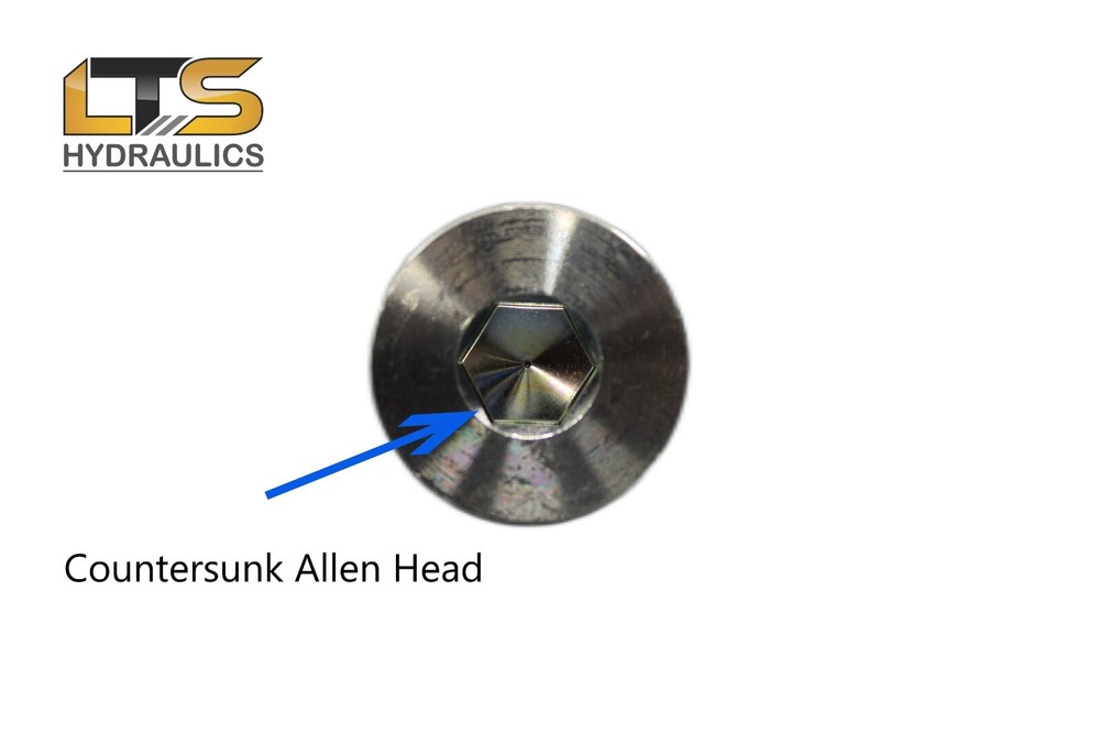 1/8" BSPP British Parallel Pipe Countersunk Plug with Washer 9028-02