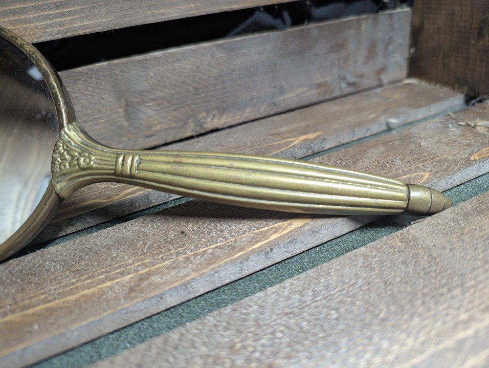 Vintage Art Deco Hand Mirror