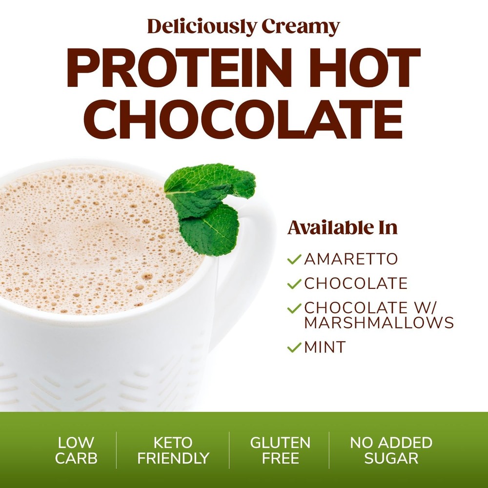 BariWise Protein Hot Chocolate with Marshmallows, Marshmallows