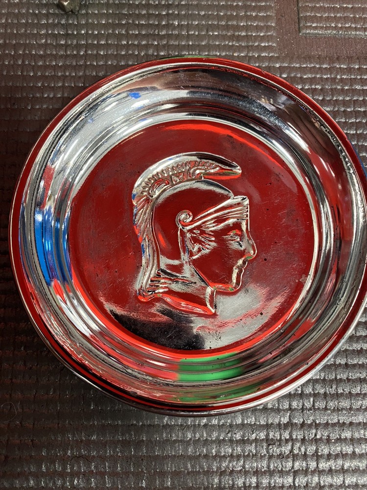 Cigarette Ashtray Trojan warrior Vintage Collectible