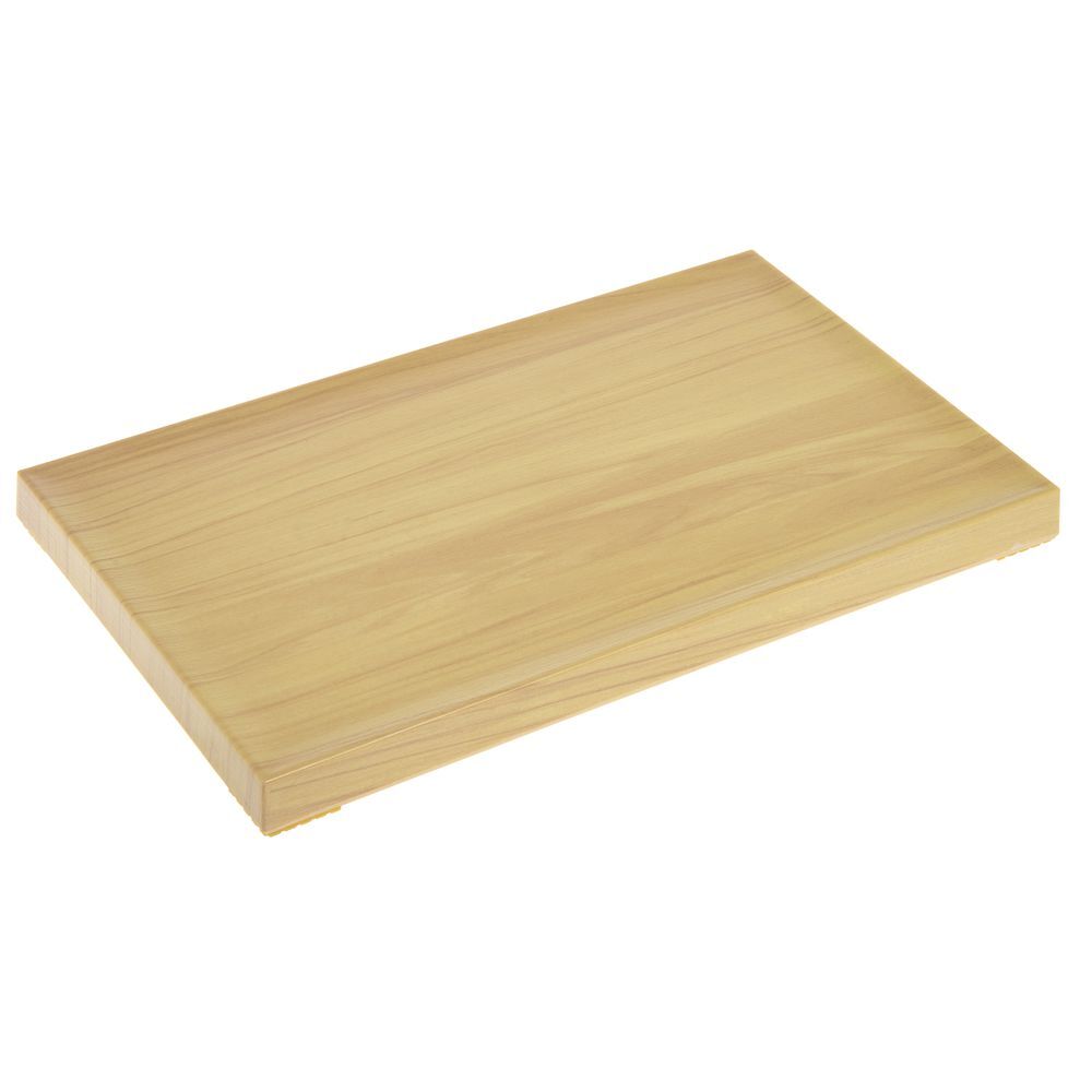 HUBERT Butcher Block Melamine Replacement Top for Rectangular Riser - 10 1/2"L x
