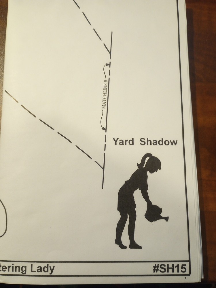 Full Size Woodcraft Patterns Watering Lady Shadow