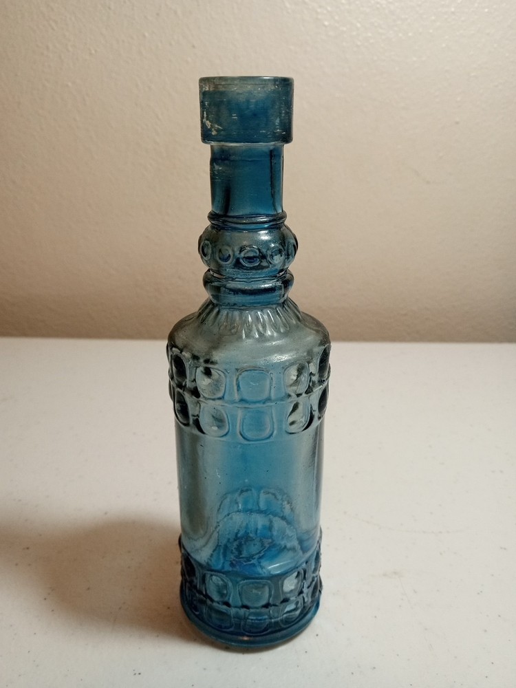 Small 6.5" Blue Bottle