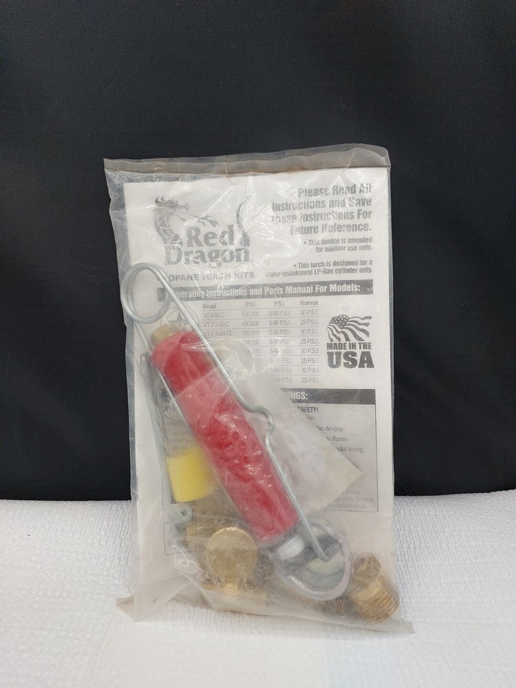 Genuine Original OEM Red Dragon Propane Torch Kit