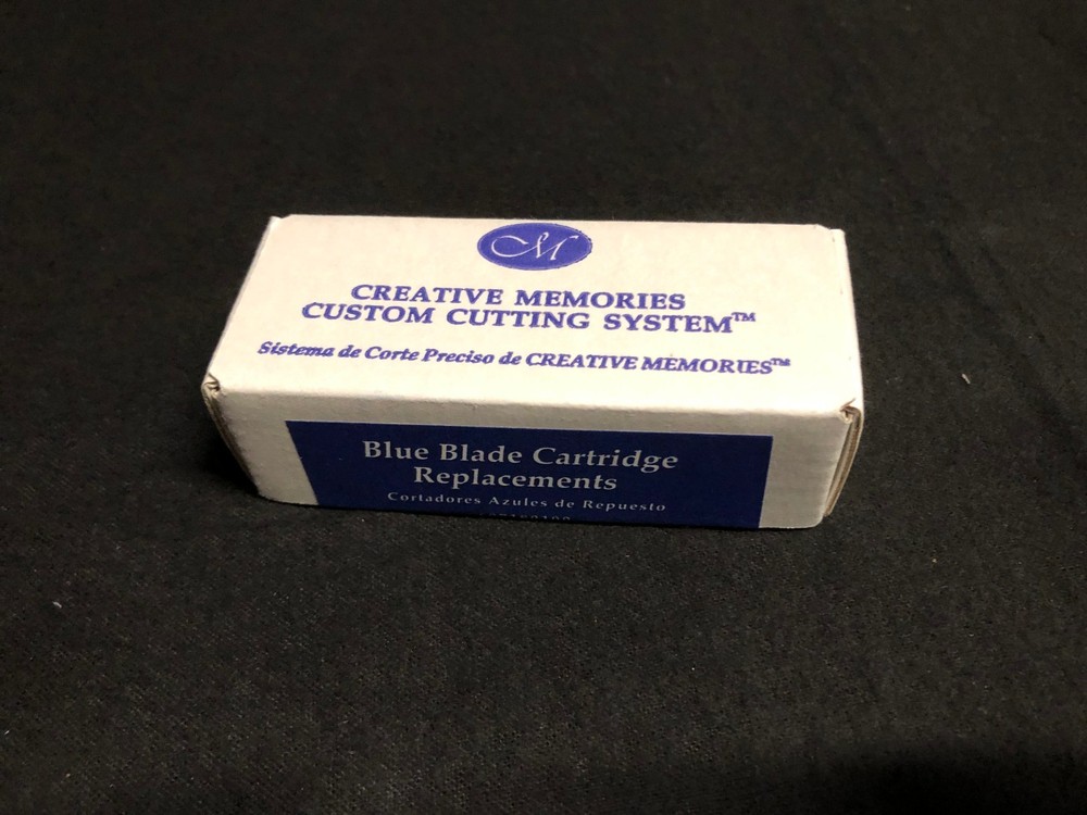 Creative Memories Custom Cutting System Blade Cartridges Blue 2 Pack