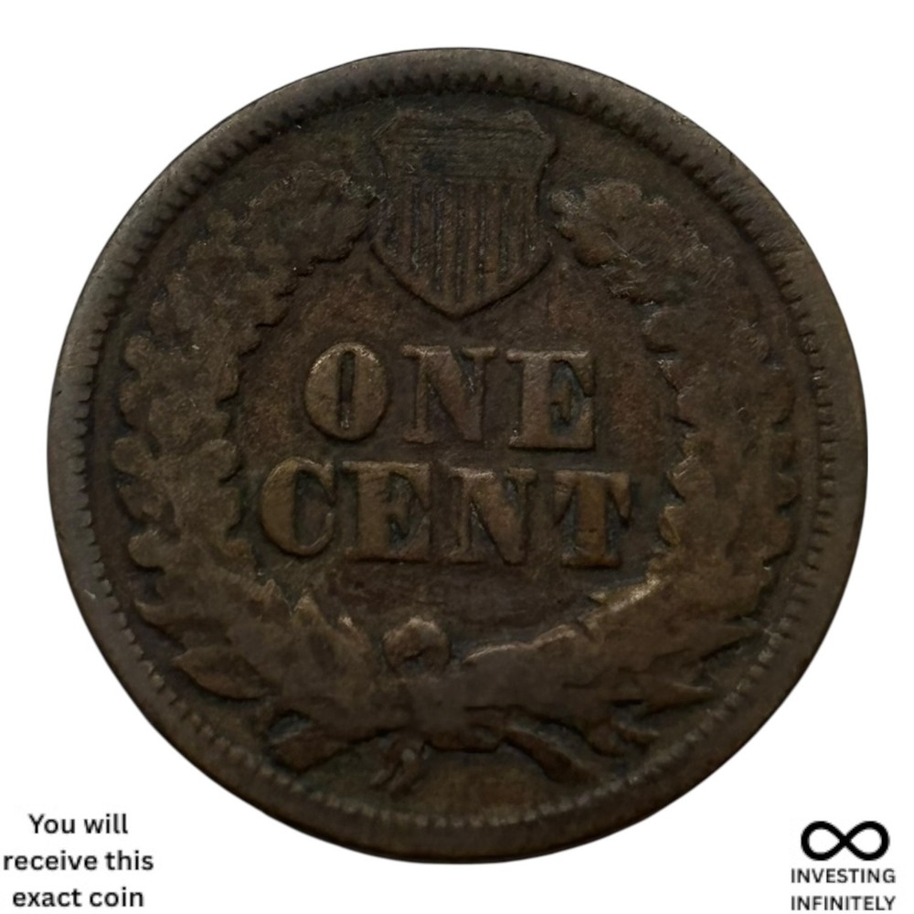 1864 CN Indian Head Cent X-1348