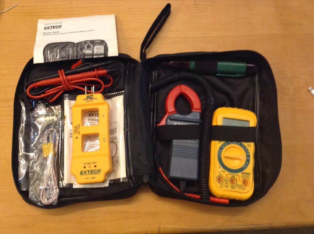 General Purpose Electrical HVAC MultiMeter Test Kit Model TK-34