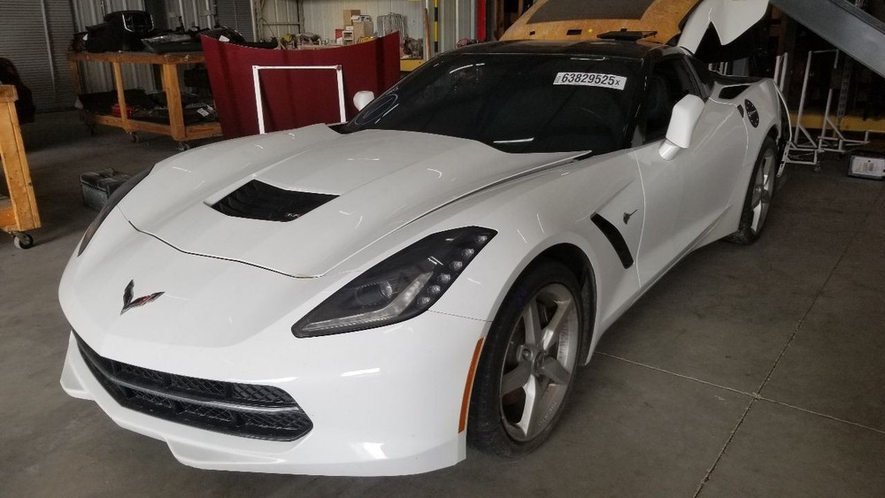 14 CHEVY CORVETTE C7 1LT DASH PANEL SPEEDOMETER RADIO TRIM BEZEL
