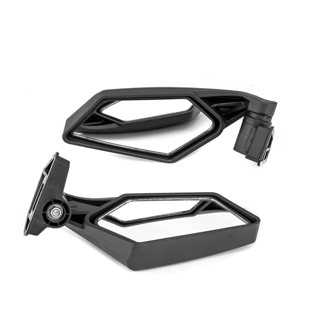 Rear Side View Mirrors w/Automatic Reset Function For Can Am Maverick X3/X3 Max