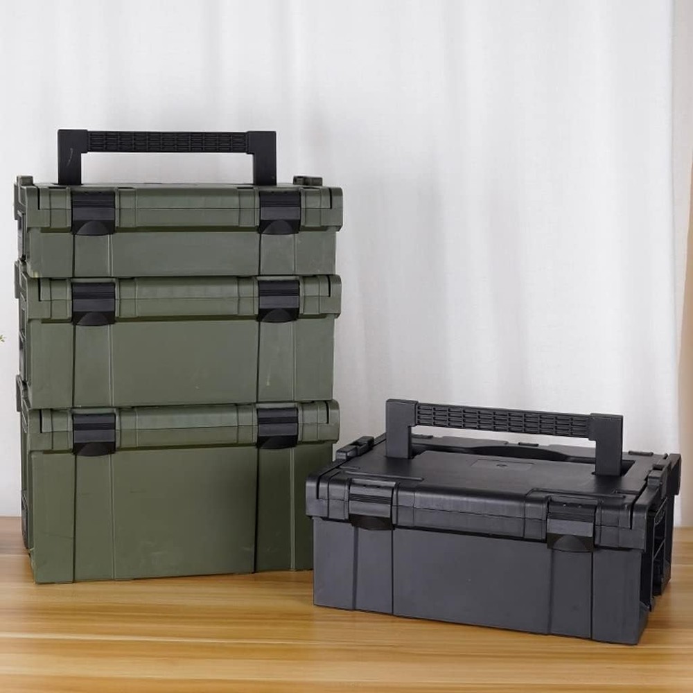 POCHY Solid Tool Box Tool Boxes Plastic Toolbox Organizer Tool Kit Portable Hard