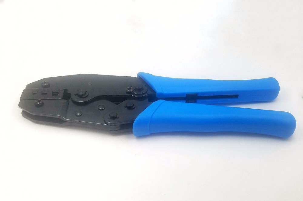 Interchangeable Ratchet Crimping Tool (HT-336FM) Plus Dies HT-2E1 & HT-2N