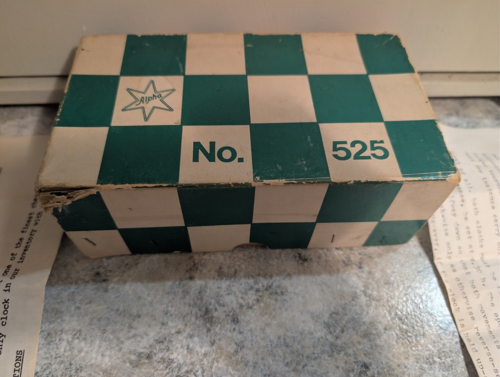 Vintage Alpha German Chess Clock Timer Model # 525