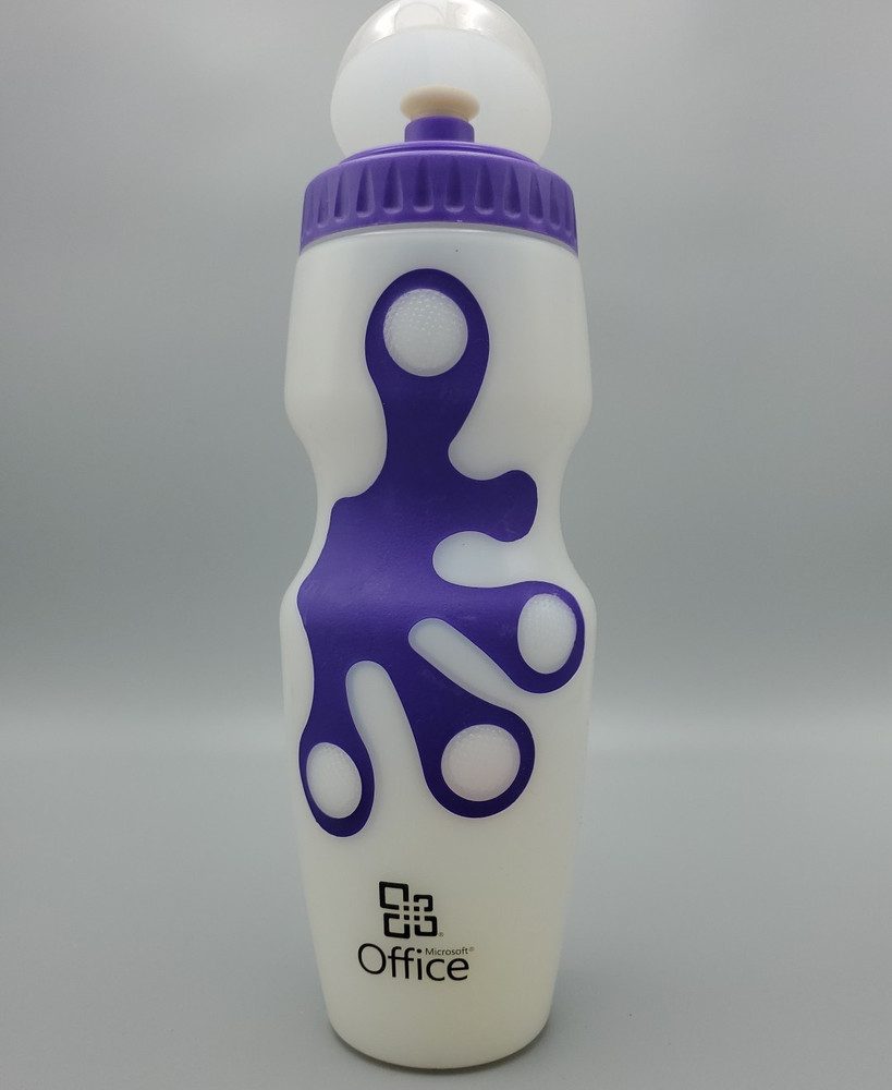 Microsoft Office Software Promo SWAG Water Bottle Vintage Computing Nostalgia