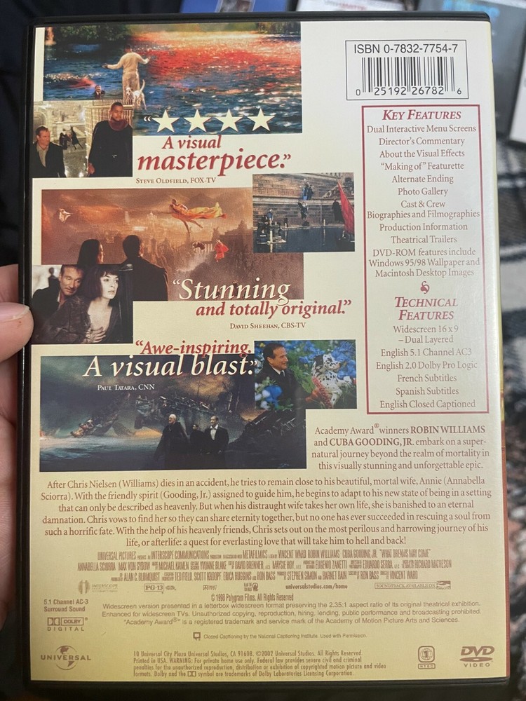 What Dreams May Come DVD Robin Williams