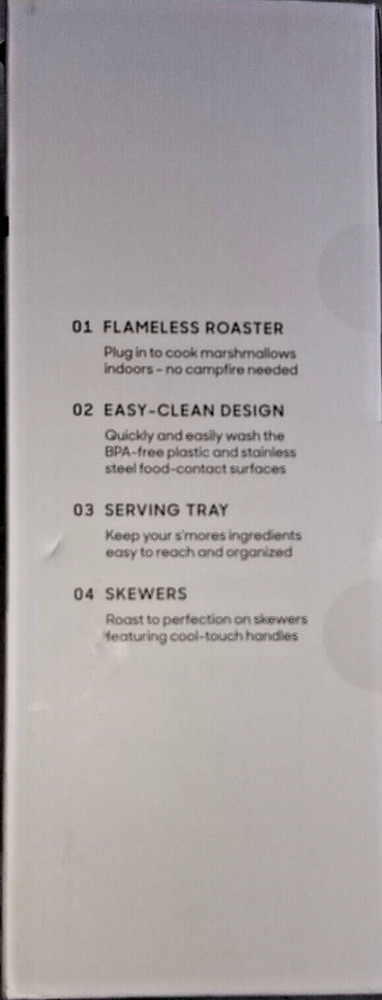 Sharper Image Electric Tabletop S'Mores Maker - Gray