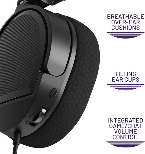 PC Accessory: Wired Headset - 4Gamers ECLIPSE Premium Gaming Headset Black: Comp