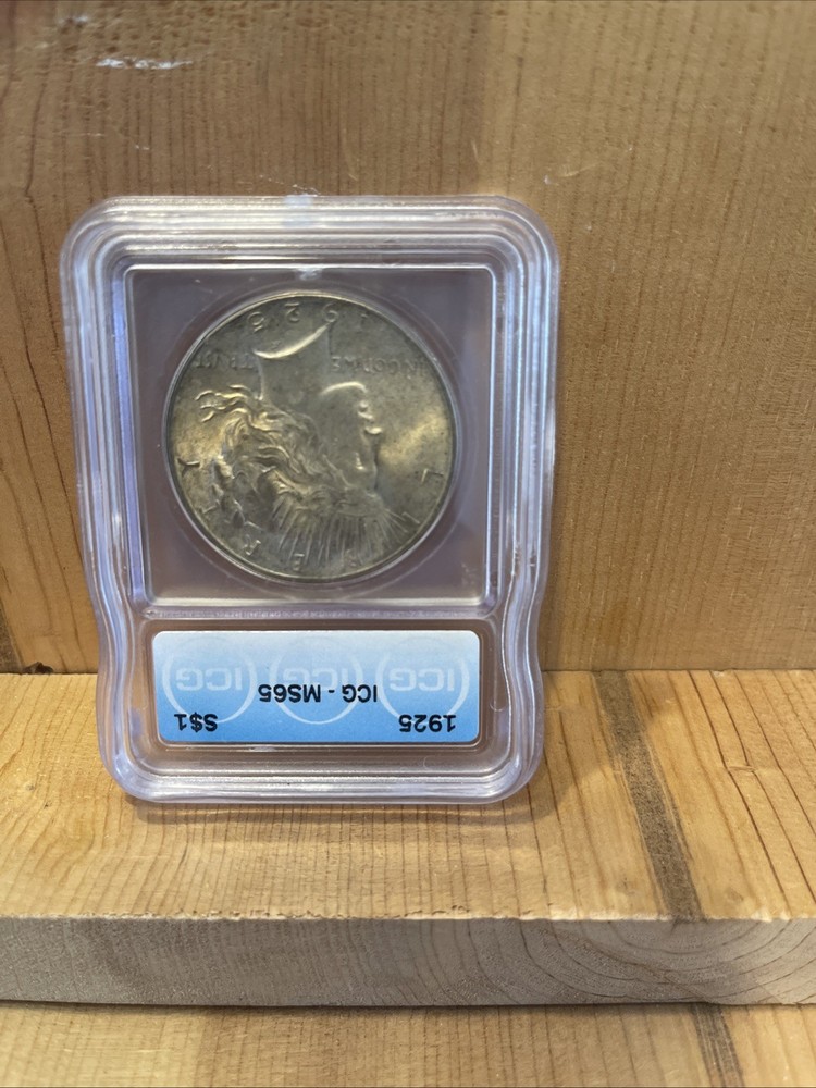1925 Peace Silver Dollar MS65 ICG
