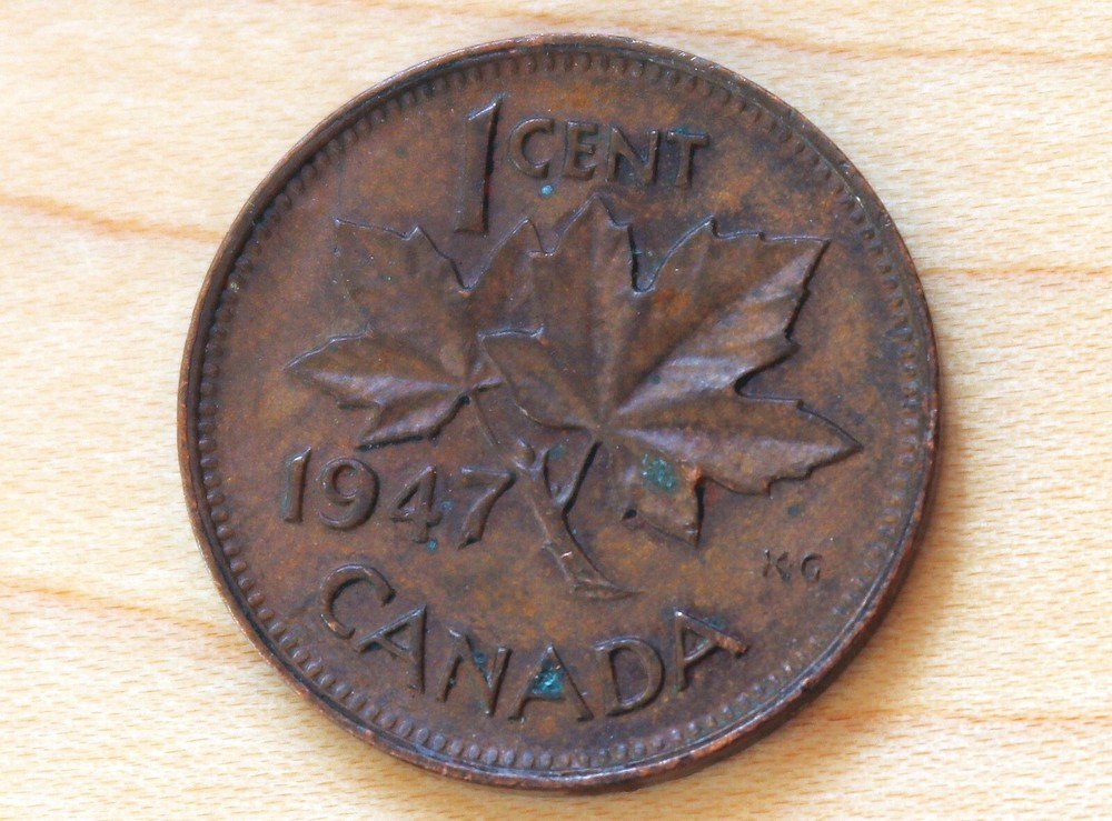 1947 Canada 1 Cent George VI