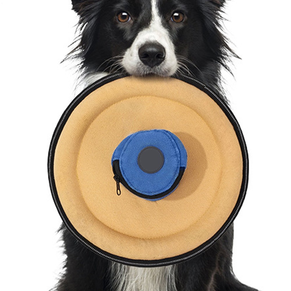 Flying Disc, Interactive Flyer Toy, Feedable Lightweight Catch and Fetch Toy