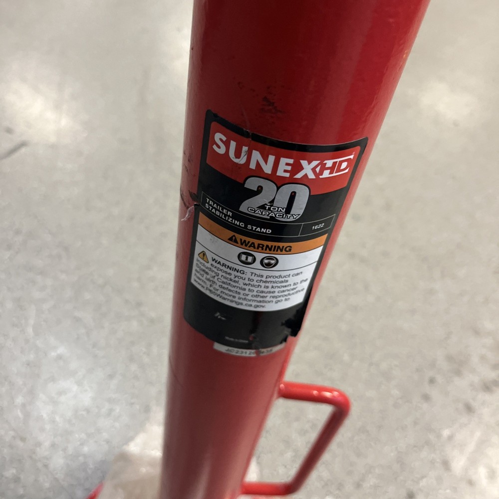 Sunex Tools Trailer Stabilizing Stand - 20 Ton Capacity ** Missing Handle **